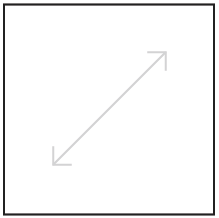 Vierkant (vouw boven)