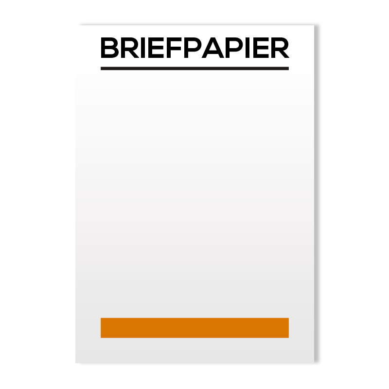 Briefpapier bedrukken